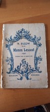 Manon lescaut puccini usato  Pescara