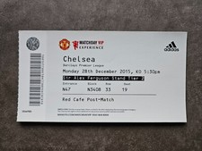 RZADKI BILET VIP 2015/2016 MANCHESTER MAN UNITED - CHELSEA na sprzedaż  PL