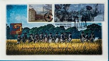 Usado, Todos os 3 selos AFDCS XXXX American Revolution Battlefields Battle of Trenton  comprar usado  Enviando para Brazil