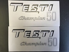 Coppia adesivi testi usato  Castelfranco Emilia