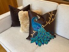 Peacock embroidered bird for sale  HEMEL HEMPSTEAD