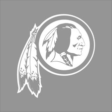 Adesivo adesivo parede janela parede janela logotipo equipe NFL Washington Redskins 1 cor comprar usado  Enviando para Brazil