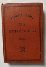 Manuali hoepli letteratura usato  Firenze