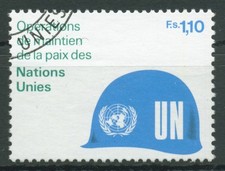 UNO Genf 1980 Frieden Blauhelm 91 gestempelt comprar usado  Enviando para Brazil