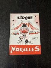 Programme cirque moralles d'occasion  Mennecy
