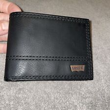 Carteira bifold de couro preta Levi’s, usado comprar usado  Enviando para Brazil