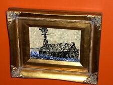 framed chalk landscape for sale  Houston