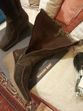 Stivali donna camoscio usato  Scandicci