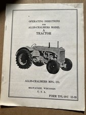 Allis chalmers model for sale  Downs