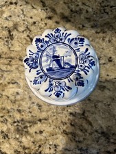 Vtg handpainted blue for sale  Eminence
