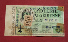 Billet loterie algérienne d'occasion  Rennes-