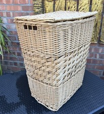 Wicker laundry basket for sale  PRESTON