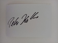 Peter Kotte - Były piłkarz narodowy NRD - oryginalny autograf - ok. 10x15cm - napis na sprzedaż  Wysyłka do Poland