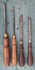 Wood chisels vintage for sale  USA