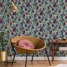 Green purple floral for sale  BURNLEY