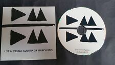 Depeche Mode 2013 PROMO LIVE CD Museumsquartier Vienna Austria Delta Machine comprar usado  Enviando para Brazil
