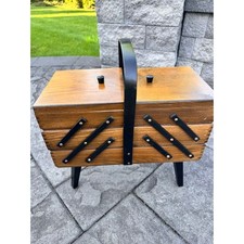 Vintage wooden accordion for sale  Morrisville