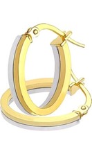 Earrings hoop gold d'occasion  Expédié en Belgium