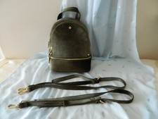 Nova Mochila PETA AND JAIN Bolsa Veludo Verde Oliva Hardware Tom Dourado Pequena comprar usado  Enviando para Brazil