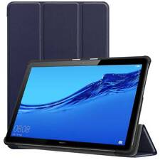 Housse Huawei MediaPad T5 10.1 Coque Etui veille auto PU SmartCase, Bleu Foncé na sprzedaż  Wysyłka do Poland