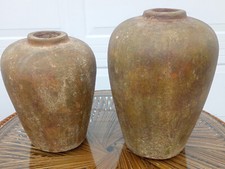 Par de vasos de argila primitiva comprar usado  Enviando para Brazil