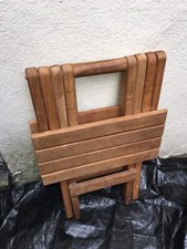 Wooden folding table for sale  BIRMINGHAM