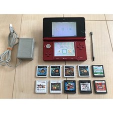 Console Nintendo 3DS CTR-001 vermelho flare testado com carregador de caneta memória 10 jogos comprar usado  Enviando para Brazil