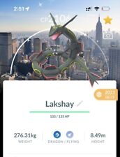 Usado, ✨ Raro cartão de localização brilhante Rayquaza New York Background✨ Pokémon Go Trade | PoGo comprar usado  Enviando para Brazil