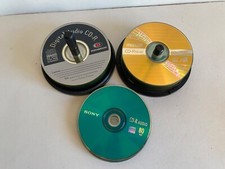 Discos graváveis em branco Maxell Sony Durabrand Music CD-R 80min 700MB pacote com 49, usado comprar usado  Enviando para Brazil