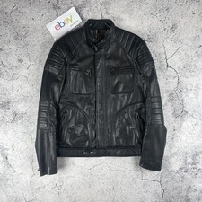 Balstaff 50=L Weybridge Leather Jacket Black old Money Classic Beckham na sprzedaż  PL