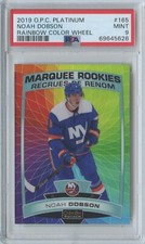 2019-20 OPC Platinum Noah Dobson Rainbow Color Wheel #165 SP RC PSA 9 Estado perfeito, usado comprar usado  Enviando para Brazil