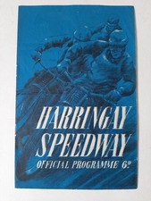 Speedway programme harringay for sale  BROXBURN
