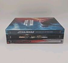 Star Wars Episódios 7, 8 e 9 Blu-ray Steelbook Edição Limitada Conjunto - Região Livre, usado comprar usado  Enviando para Brazil