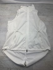 Colete Adidas Climastorm branco/creme sem mangas rabo de peixe tamanho XL pista de corrida comprar usado  Enviando para Brazil