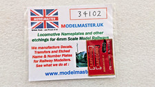 Modelmaster lapford 34102 for sale  EASTLEIGH