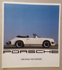 Porsche range brochure for sale  BOURNE