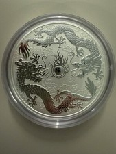 Australien - Chinese Myths & Legends - Double Dragon 2021 - 10 Oz Silver comprar usado  Enviando para Brazil