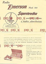 Emerson radio mod usato  Italia