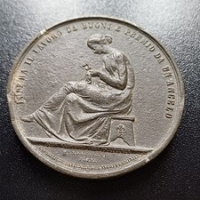 Medaglia 1871 lavori usato  Riolo Terme