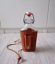 Feldflasche flasche echtleder gebraucht kaufen  Eging