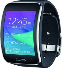 Smartwatch Samsung Galaxy Gear S SM-R750 curvo super AMOLED - Azul preto comprar usado  Enviando para Brazil