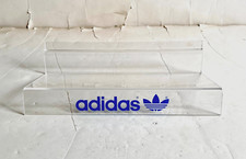 Placa de exibição vintage acrílica Adidas Trefoil Shoes Store Slatwall prateleira de sapatos D comprar usado  Enviando para Brazil