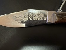 Antique folding knife usato  Vajont