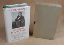 Pleiade chateaubriand memoires d'occasion  Beaurieux