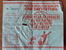 Biglietto woodstock europe usato  Firenze