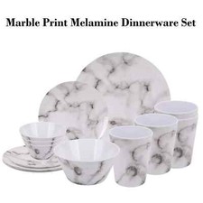 16pc marble print for sale  BRAINTREE