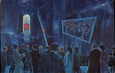 Cartão postal vintage Nine Mile Point NY New York Fission Room NMPC c1950-60s comprar usado  Enviando para Brazil