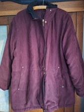 Weinrote wattierte jacke gebraucht kaufen  Hamburg