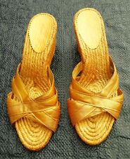 Grosses sandales dorées d'occasion  Biarritz