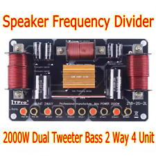 2000W 2 vias 4 unidades tweeter duplo alto-falante baixo divisor de frequência filtro cruzado comprar usado  Enviando para Brazil